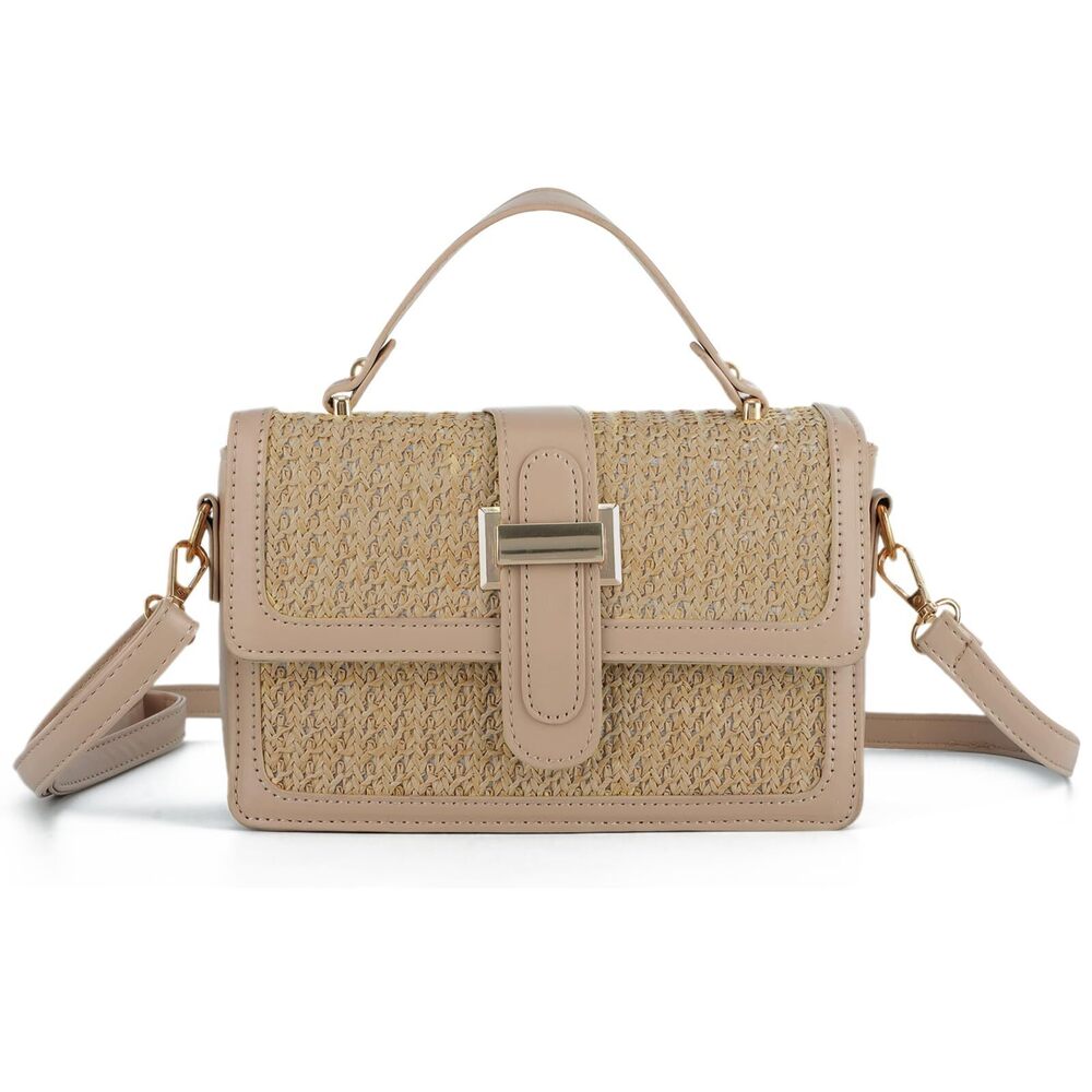 8100 Straw Purses Straw Crossbody Bags Beach Handbag Summer Straw Purses